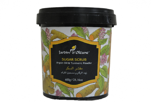 مقشر السكر بزيت الأركان ومسحوق الكركم 600 مل