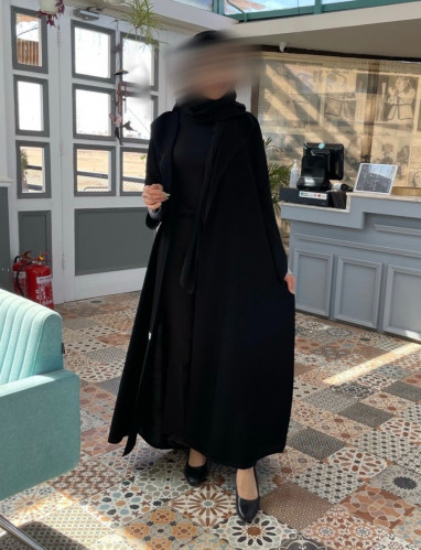 BLACK PROMISE ABAYA TWO