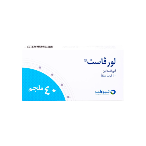 لورفاست 40 مجم اقراص-LORVAST 40 MG TAB