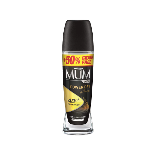 مام مزيل العرق رول أون للرجال باور دراي 75 مل-MUM...