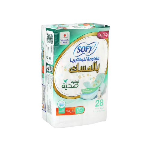 سوفي فوط صحية - مضادة للبكتيريا بالمسك 28 ' حبة-SO...