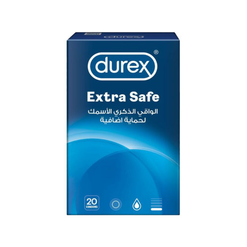 ديوركس واقي ذكري حماية اضافية 20 حبة-DUREX EXTRA S...