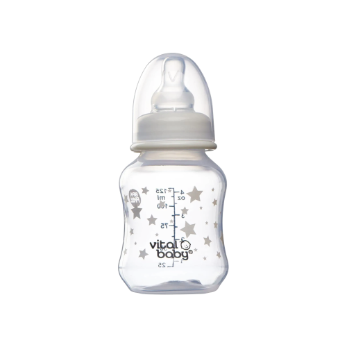 فيتال بيبي رضاعة بلاستيكية 125 مل-VITAL BABY PLAST...