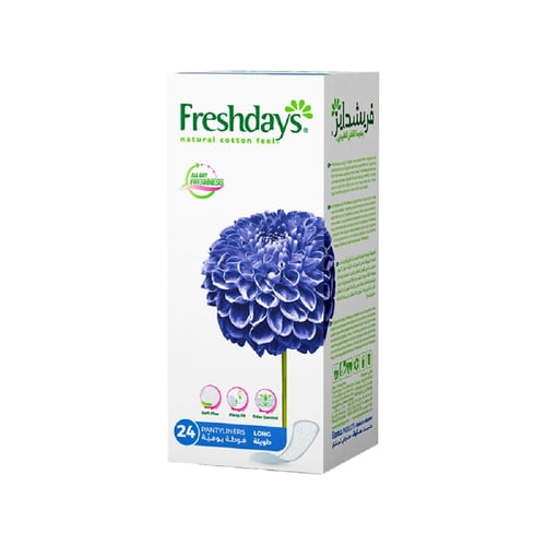 فريشدايز ماكسي طويلة 24*24فوط صحية نسائية-FRESHDAY...