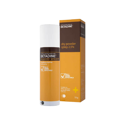 بيتادين بخاخ مسحوق جاف 55 جرام للجروح-BETADINE DRY...