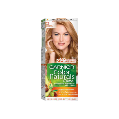 غارنييه صبغة للشعر أشقر بندقي (7.3)-GARNIER COLOR...