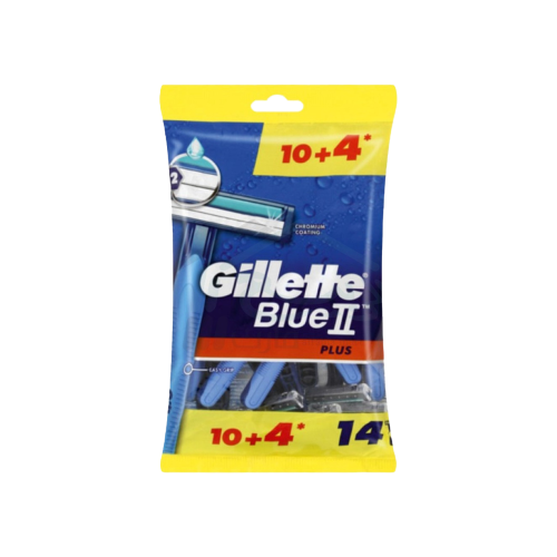 جيليت بلو 2 بلص ماكينة حلاقة (10+4حبات)-GILLETTE B...