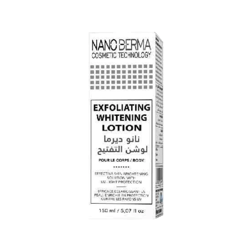 نانو ديرما لوشن مفتح مقشر 150 مل-NANO DERMA EXFOLI...