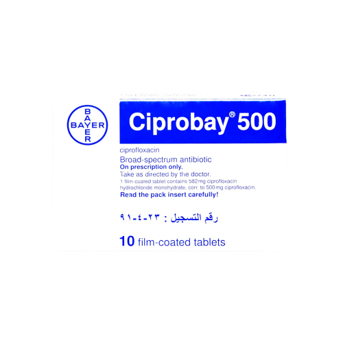 سيبروباى 500 مجم اقراص-CIPROBAY 500 MG TAB