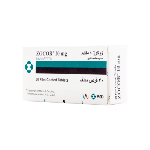 زوكور 10 مجم اقراص-ZOCOR 10 MG TABLET