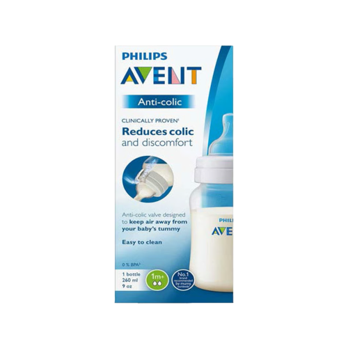 أفنت زجاجة رضاعة مضادة للمغص 260 مل SCF813/61-AVEN...