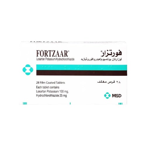 فورتيزار 100 مجم اقراص-FORTZAAR 100 MG TAB
