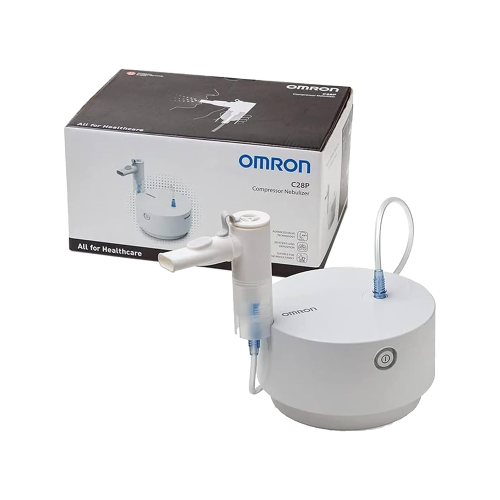 اومرون جهاز بخار مزود بضاغط c 28 P-OMRON COMPRESSO...