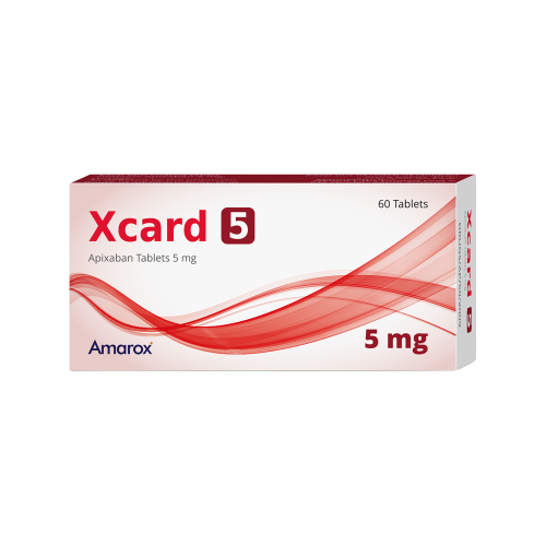 إكس كارد ٥ ملغ ٦٠ قرصًا XCARD 5MG 60TABLETS