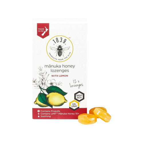 عسل مانوكا مصاص ملطف للحلق (ليمون)-MANUKA HONEY LO...