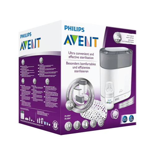 افنت فيليبس معقم بالبخار 4*1-PHILIPS AVENT STERILI...