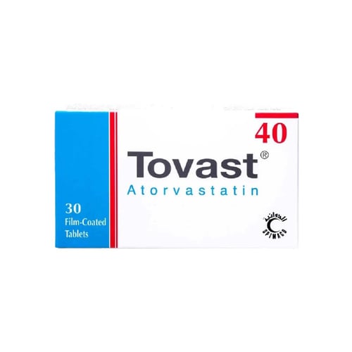 توفاست 40 مجم 30 قرص-TOVAST 40 MG 30 TAB