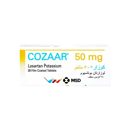 كوزار 50 مجم اقراص-COZAAR 50 MG TAB
