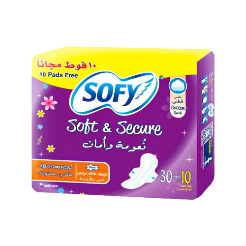 سوفي سوفت ماكسي فوط نسائية 30+10 حبة-SOFY SOFT & S...