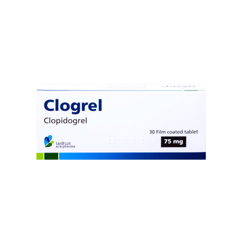 كلوجريل 75 مجم أقراص 30 حبة-CLOGREL 75MG 30''S