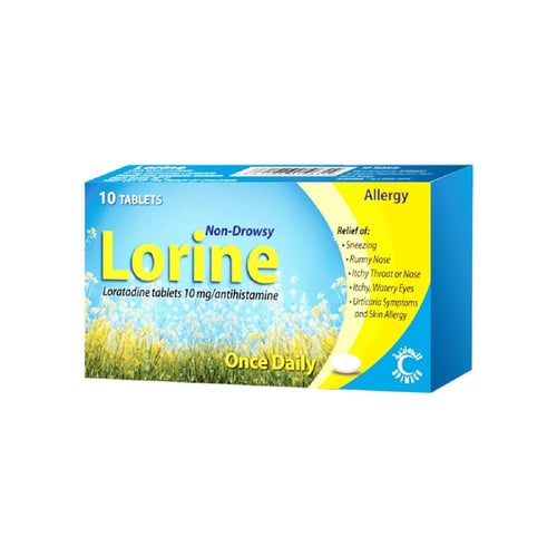 لورين 10 مجم 10 اقراص-LORINE 10 MG 10 TAB