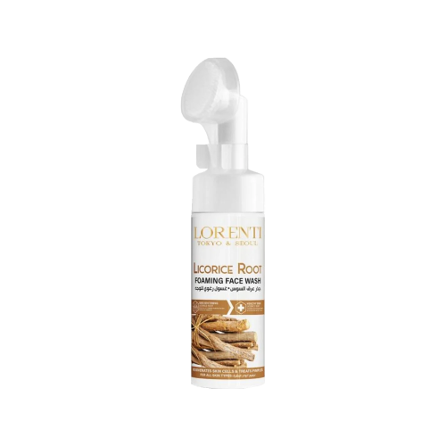 غسول الوجه الرغوي بخلاصة جذر عرق السوس من لورينتي...