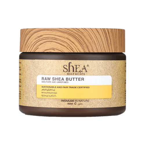 زبدة الشيا الخام للجسم 150مل-SHEA MIRACLES RAW SHE...