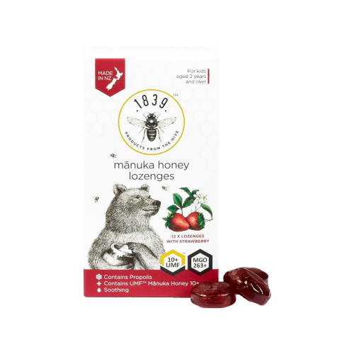 عسل مانوكا مصاص ملطف للحلق (فراولة)-MANUKA HONEY L...