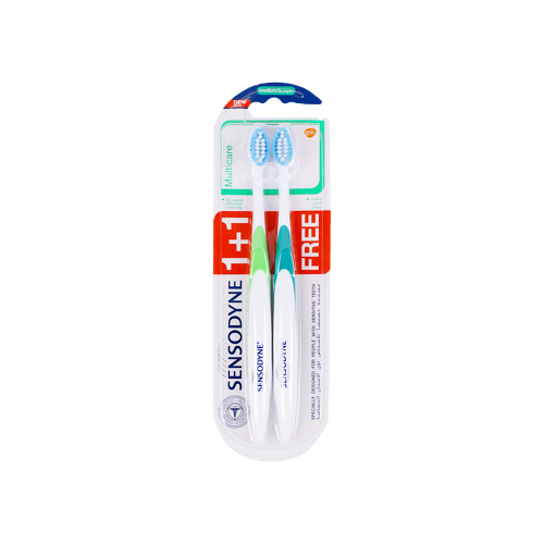 سنسوداين مالتي كير فرشاة أسنان ناعمة 1+1-SENSODYNE...