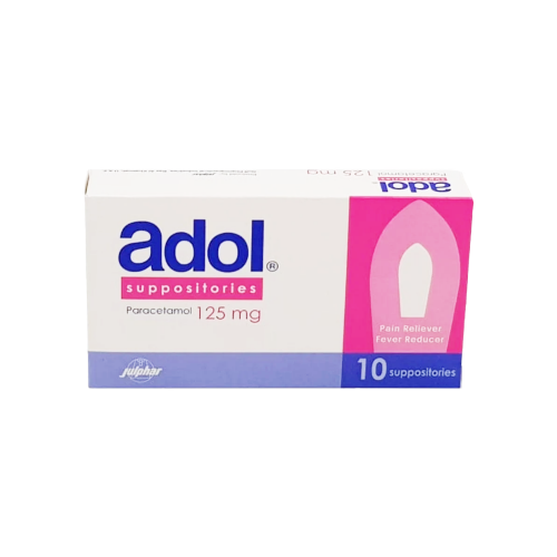 ادول 125 ملجم تحاميل-ADOL 125 MG SUPP.