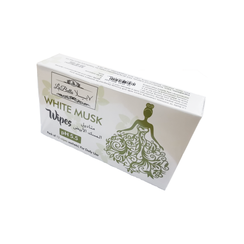 لابيلا مناديل المسك الأبيض - 12 منديل-LABELLA WHIT...