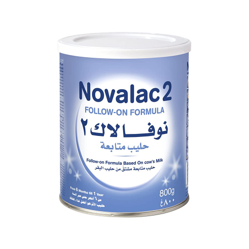 نوفولاك رقم 2 حليب للأطفال 800 جرام-NOVALAC NO-2 8...