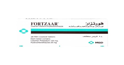 فورتيزار 100 مجم اقراص-FORTZAAR 100 MG TAB