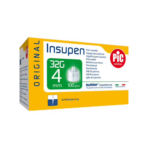 بيك ابر وخز 32ج 4مم 100ابرة-PIC INSUPEN 32G 4MM 10...