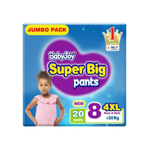 بيبي جوي كيلوت رقم 8 - 20 قطعة-BABYJOY CLOTTE NO-8...