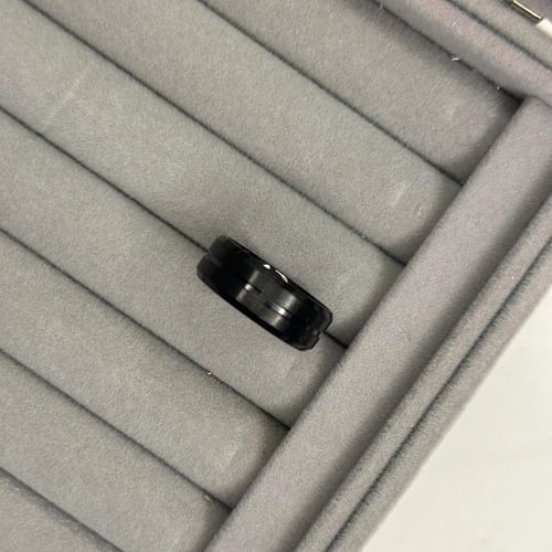 دبلة رجالي معدن اسود