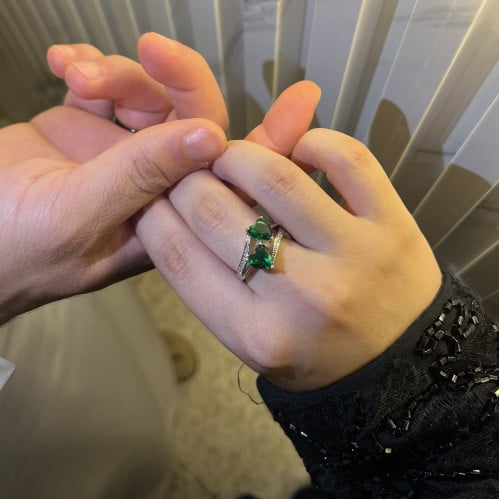 خاتم نسائي كريستال