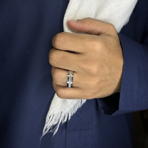 دبله فضي كريستال