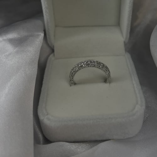 خاتم كريستال ساده