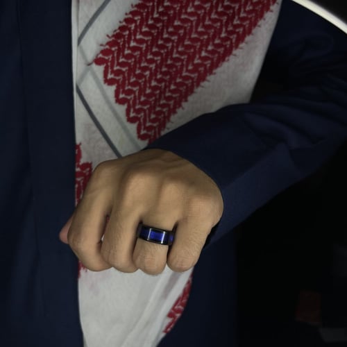 دبله رجالي ازرق غامق