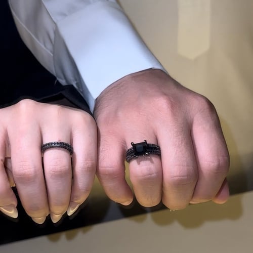 خاتم كرستاله سوداء