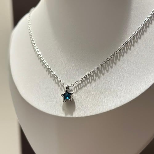 سلسال نجمتي مطلي فضه