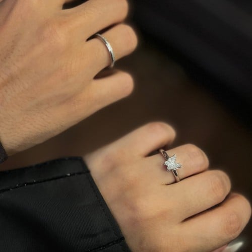 خاتم فراشه نسائي