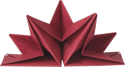 منديل سفرة شكل نجمة حجم كبير وسميك فاخر علبة فيها...