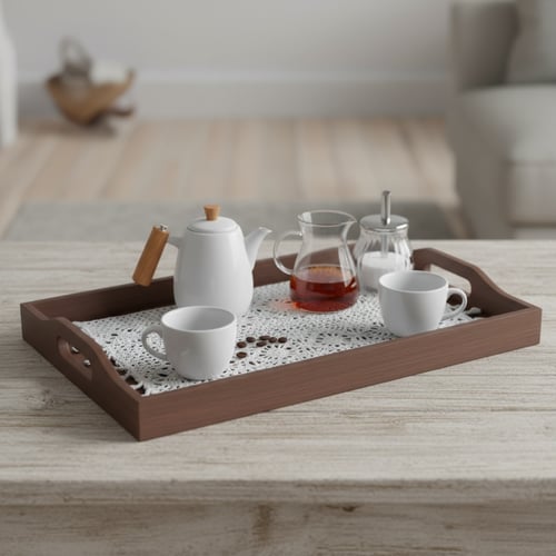 مفرش صينية دانتيل ٣٠*٤٥ سم