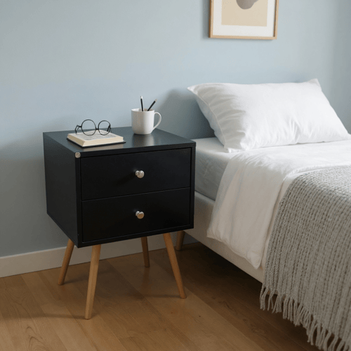 طاولة سرير جانبية خشب جودة عالية