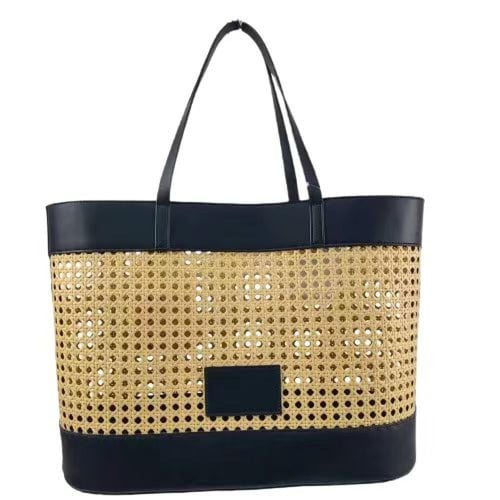 سلة قهوة جلد اسود