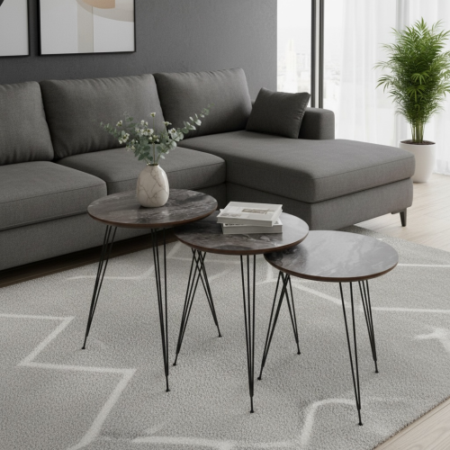 طاولة خدمة طقم 3حبة