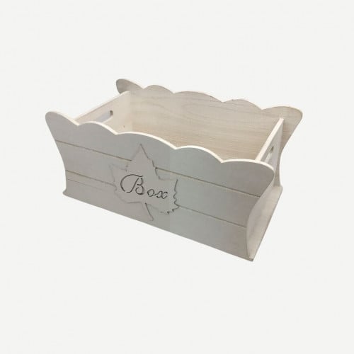 صندوق خشبي ملون منعطفات