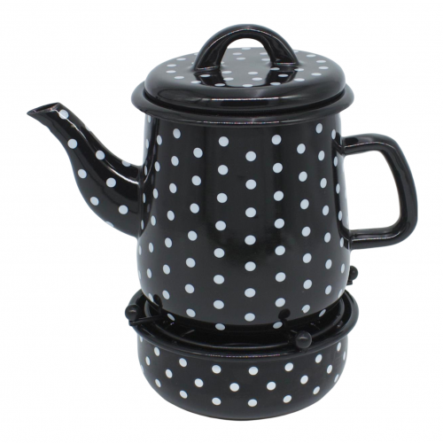 ابريق غضار مع قاعدة تسخين